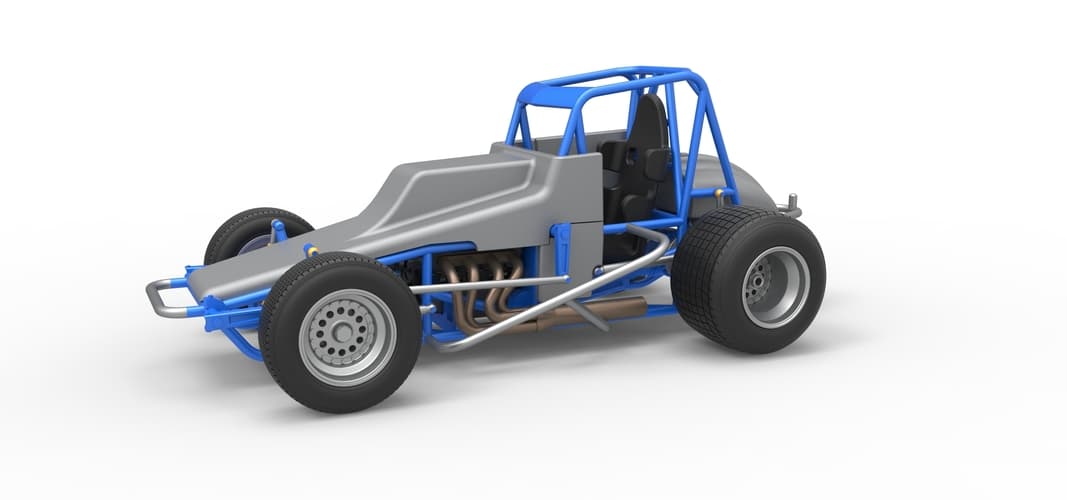 Vintage Sprint car Scale 1:25