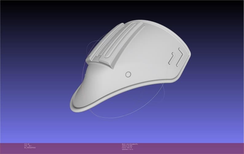 Star Wars The Mandalorian Cara Dune Shoulder Plate