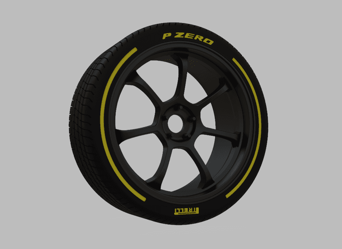 Miniature Konig Ultragram Rim  - 3D Print - No Textures