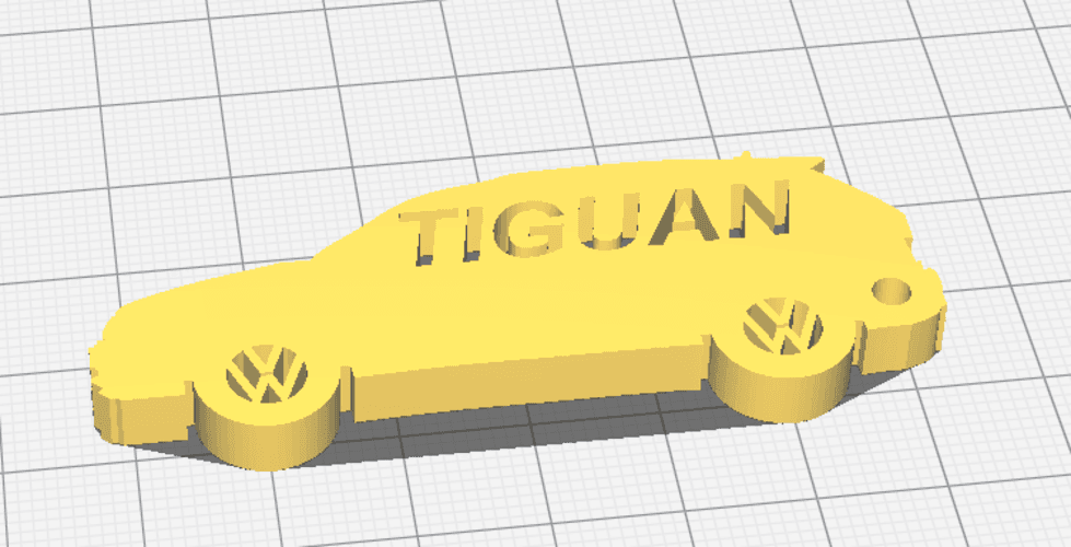 volkswagen tiguan keychain