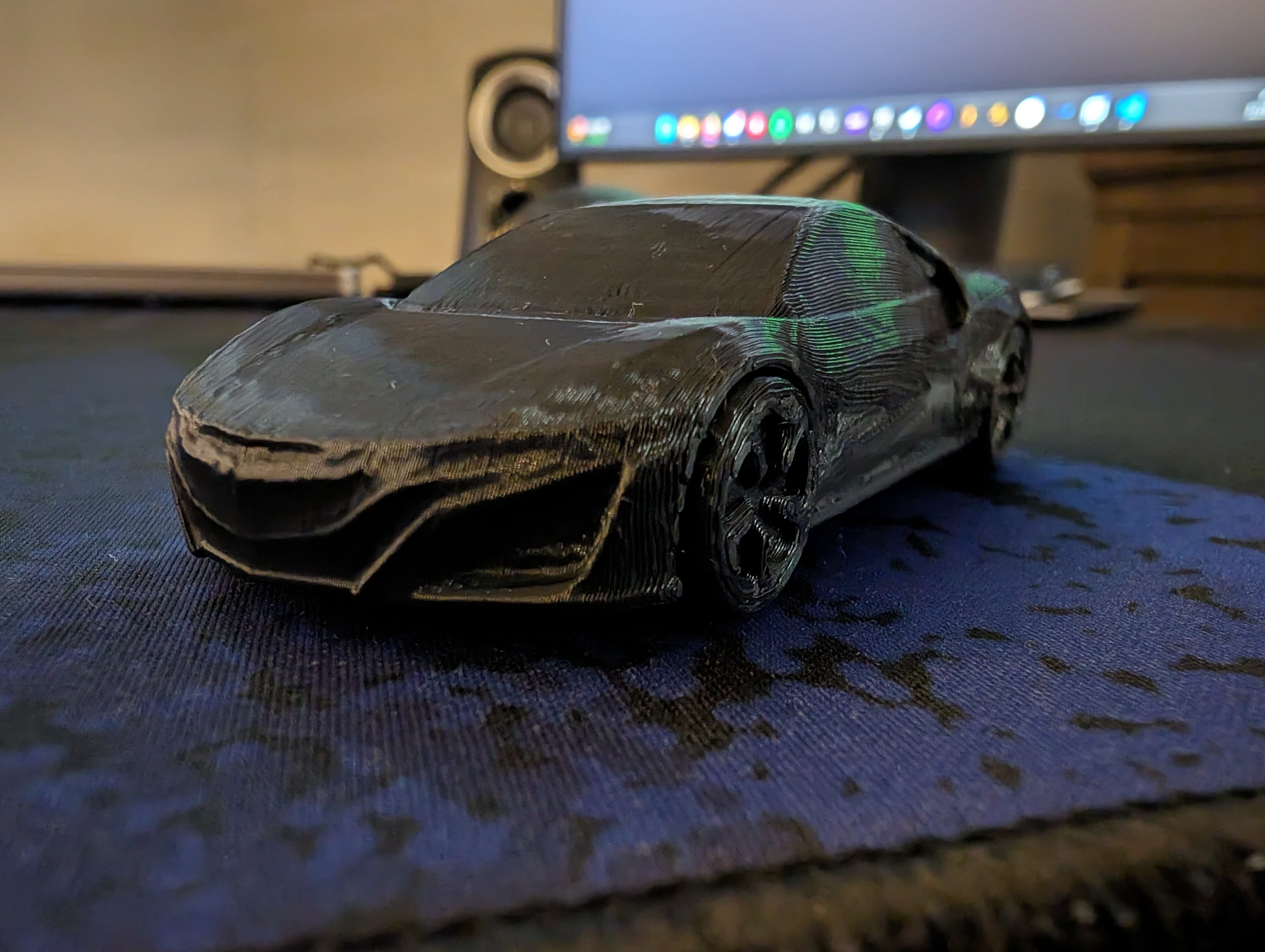 Acura / Honda NSX with print in place moving wheels