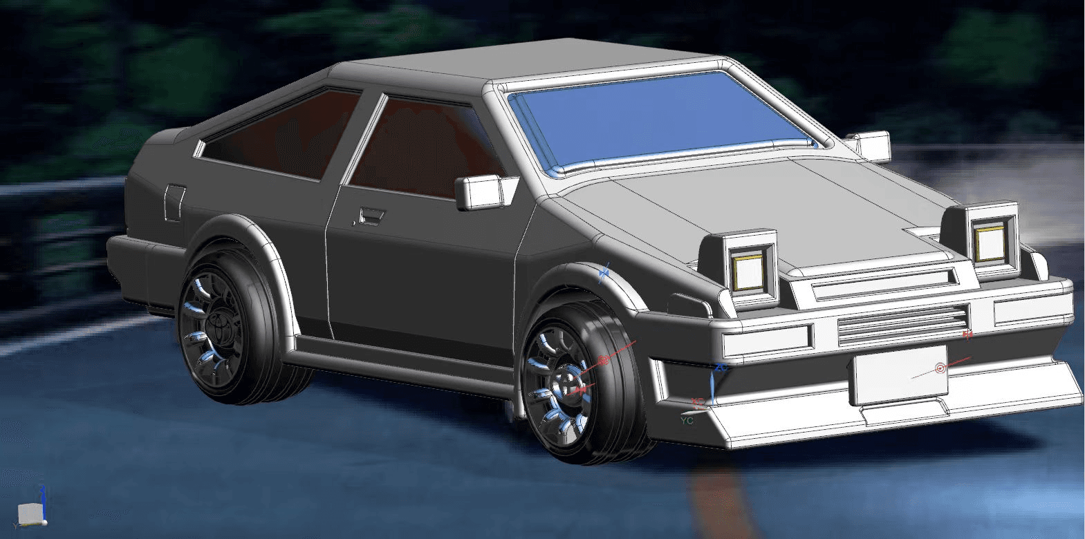 拓海家的TOYOTA AE86