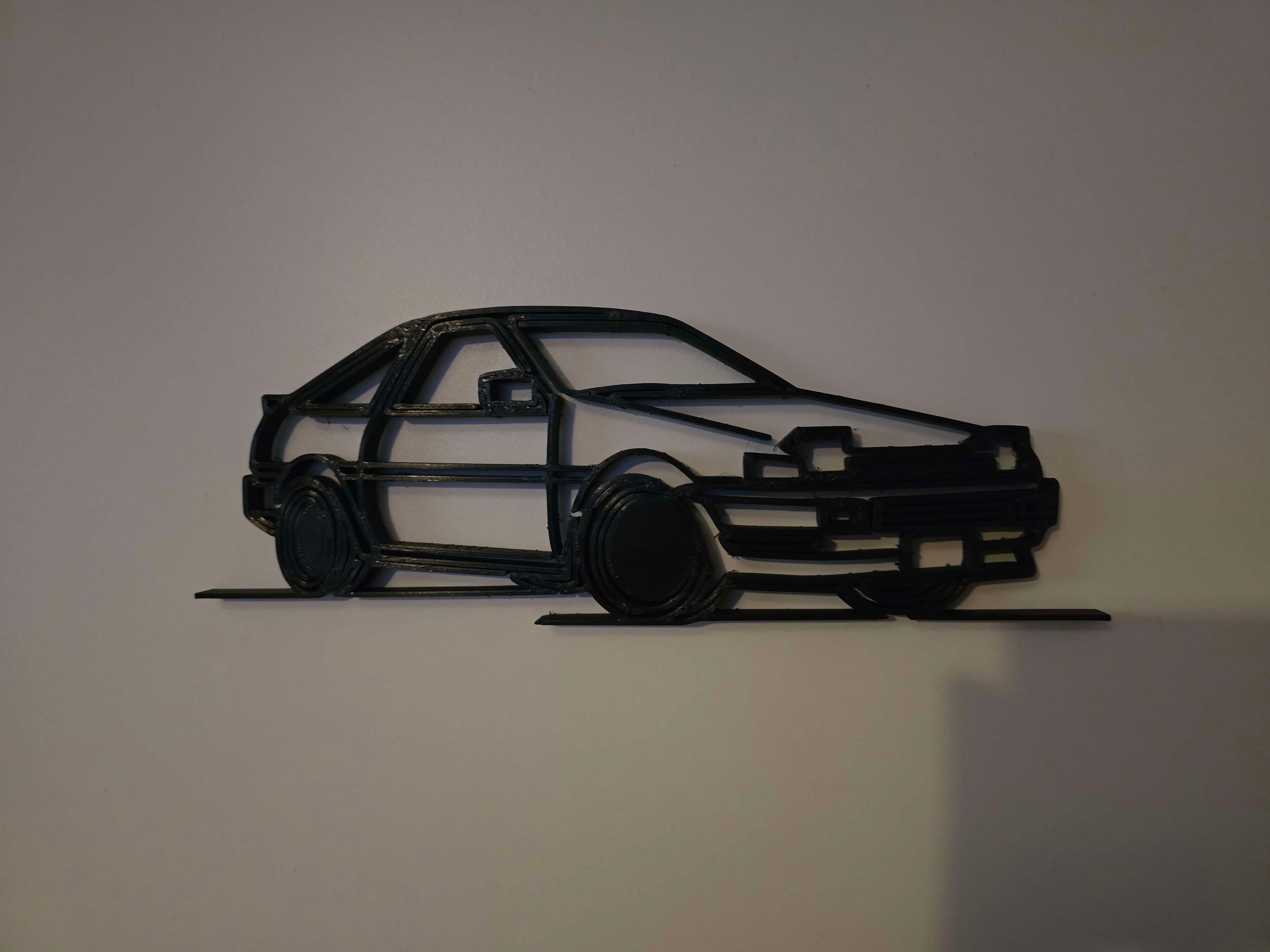 Toyota Corolla AE86 Wallart