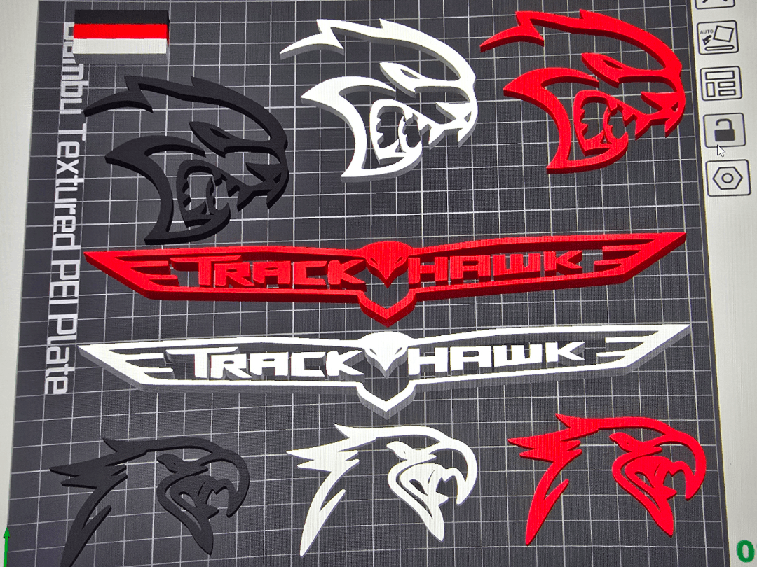 Jeep Trackhawk Emblems