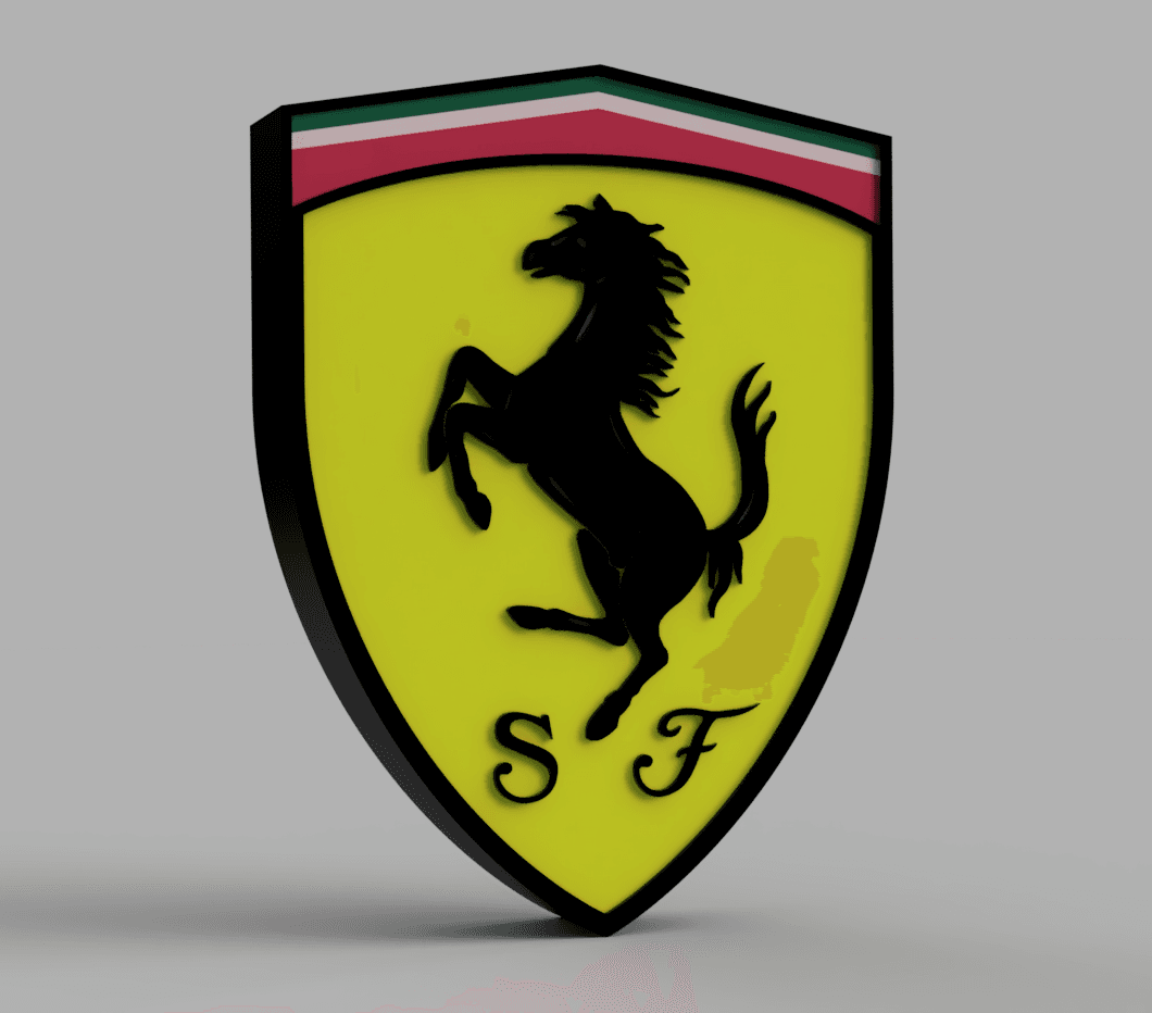 Ferrari F1 Logo Lightbox