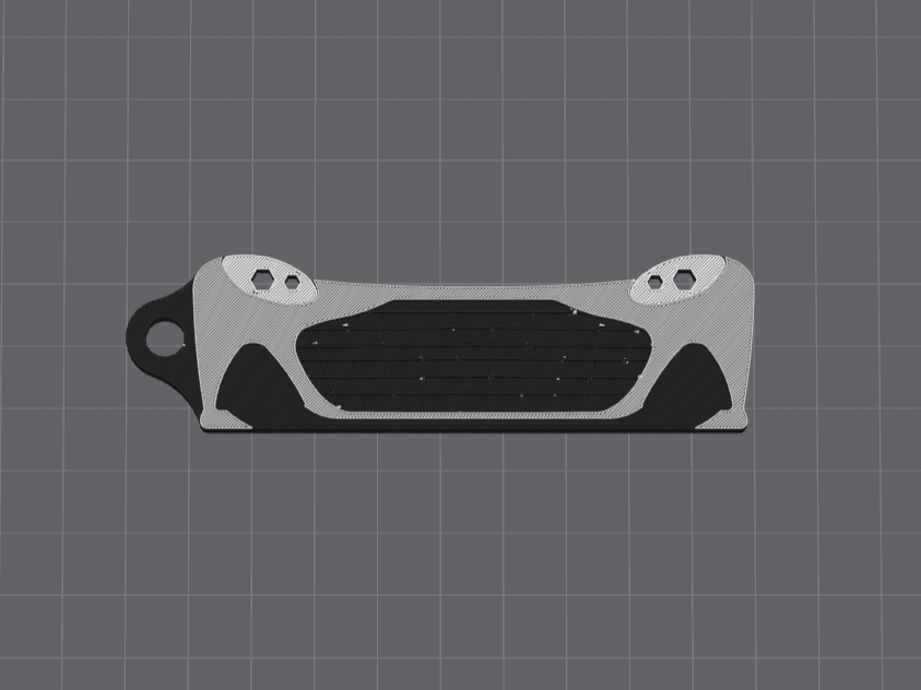 Aston Martin DBS Superleggera Keychain