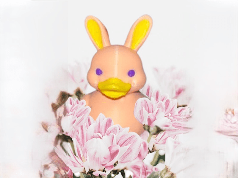 Easter Bunny Duck