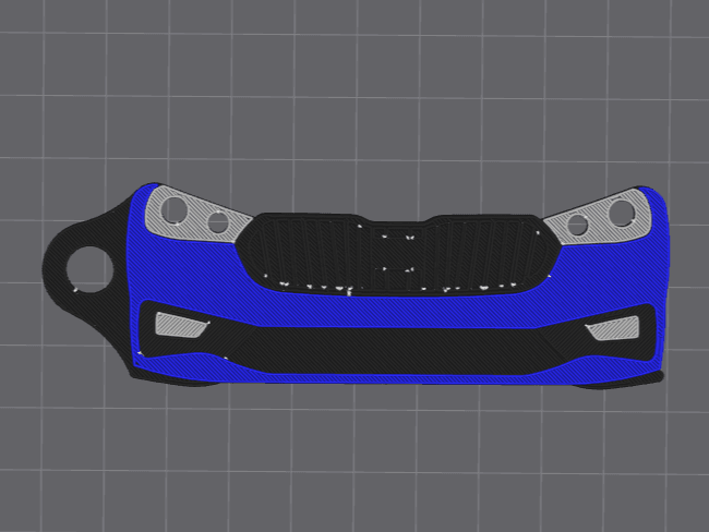 Škoda Fabia IV Keychain