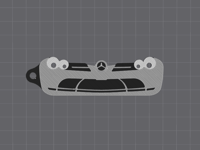 Mercedes-Benz SLR Keychain
