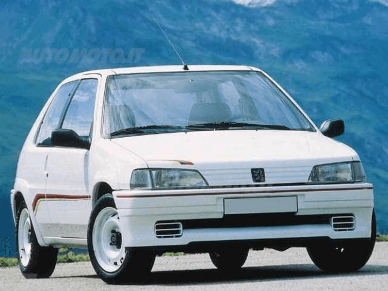 Griglie anteriori paraurti Peugeot 106 rallye