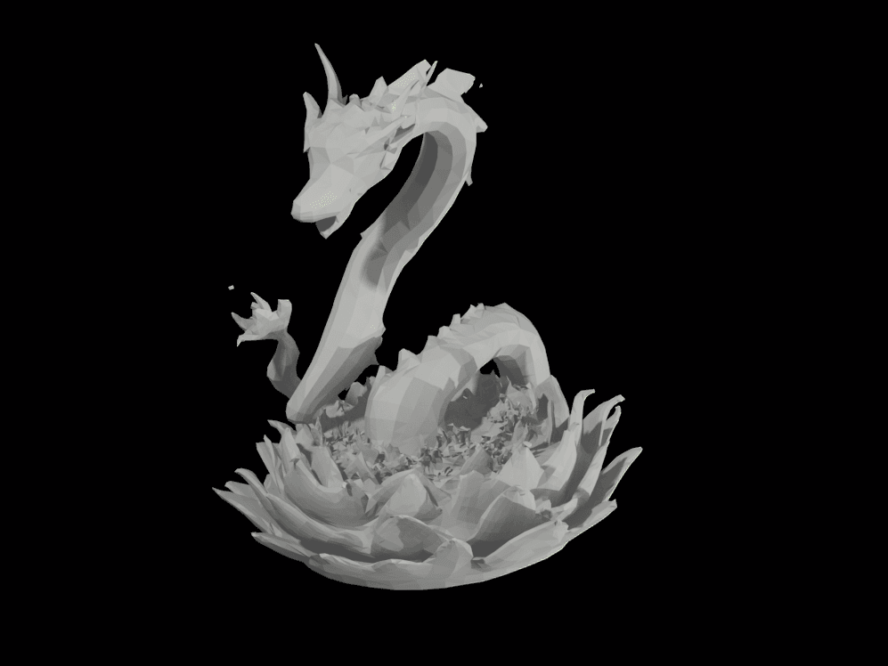 Crystal Lotus Dragon
