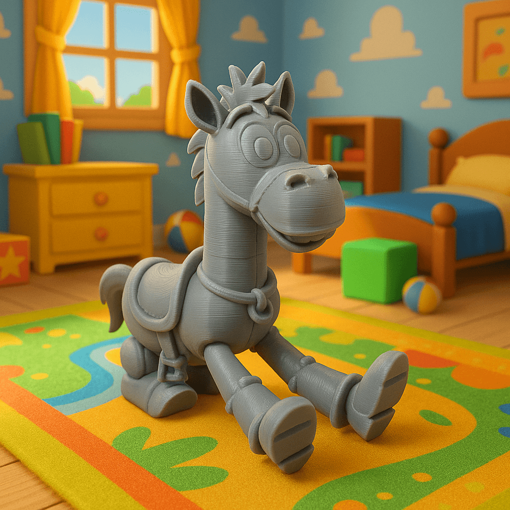 Cheval rigolo façon Bullseye