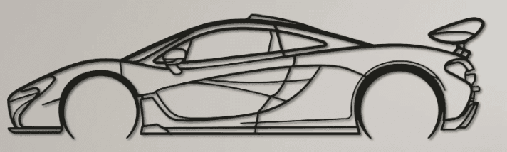 Mclaren P1 Wall Art