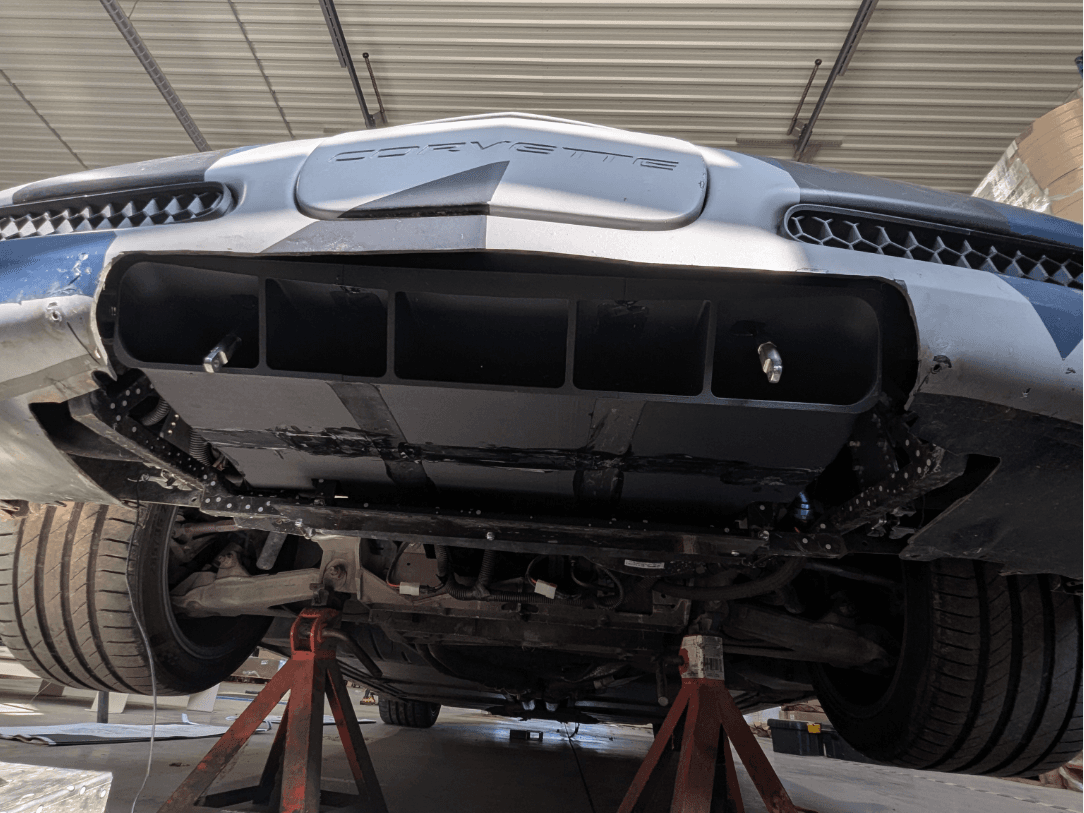 C5 Corvette radiator ducting