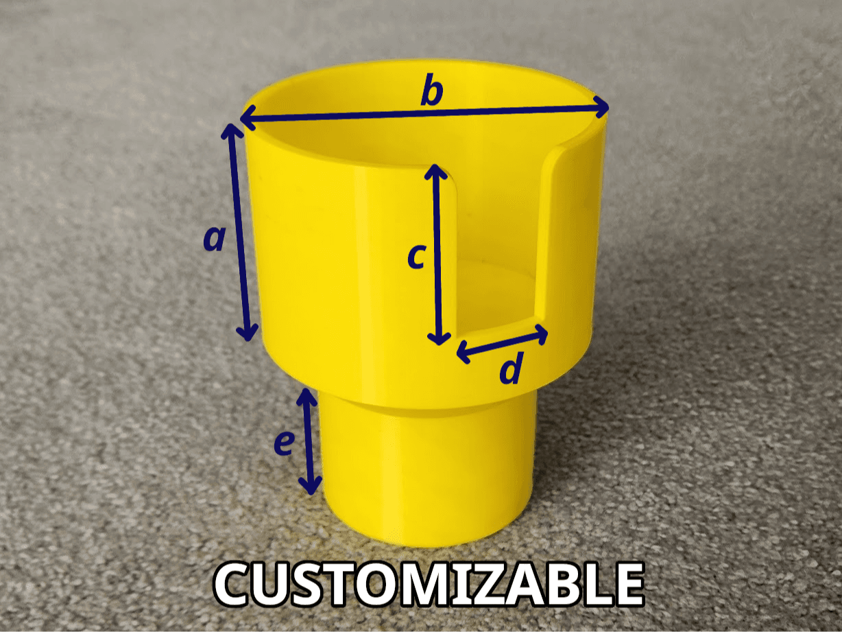 Customizable Cup Holder Adaptor