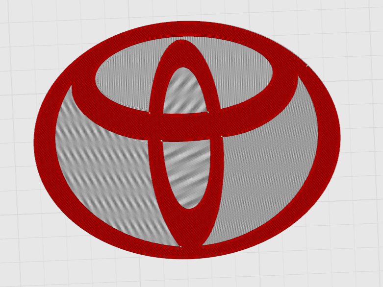 Toyota Logo Heckklappe Bus