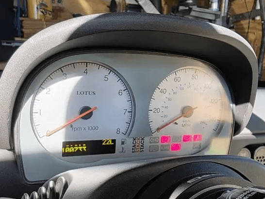 Lotus Elise S1 STACK gauge cluster stuff