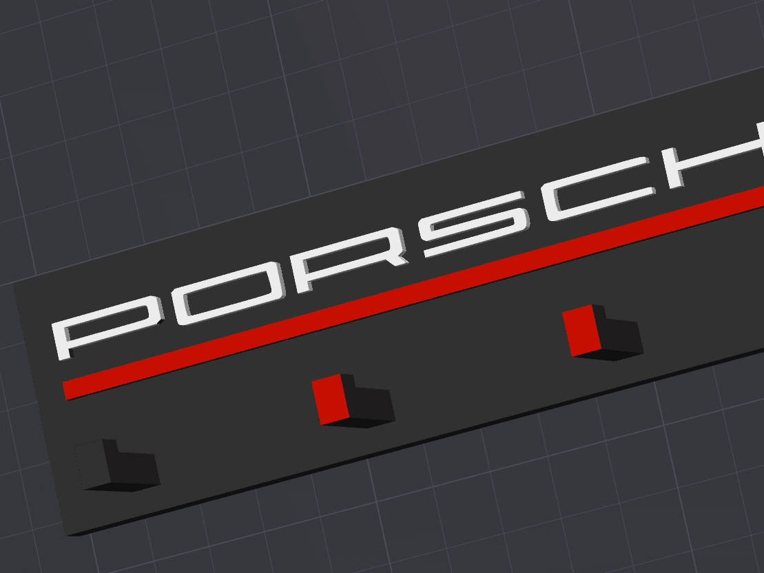 Porsche Key Holder