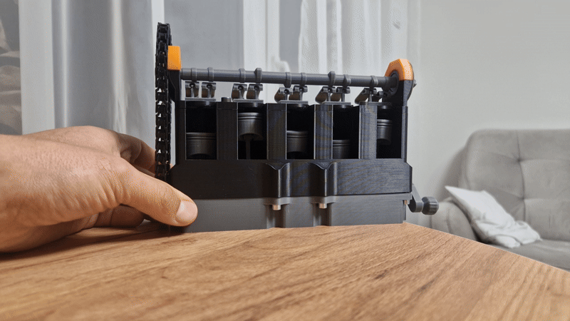 R5 Engine model | Moving parts