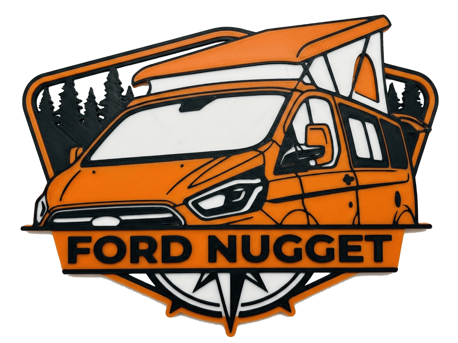 Ford Nugget CamperLogo (Pop-Up Roof Edition)