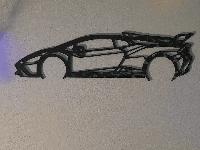 lamborghini huracan sto wall art