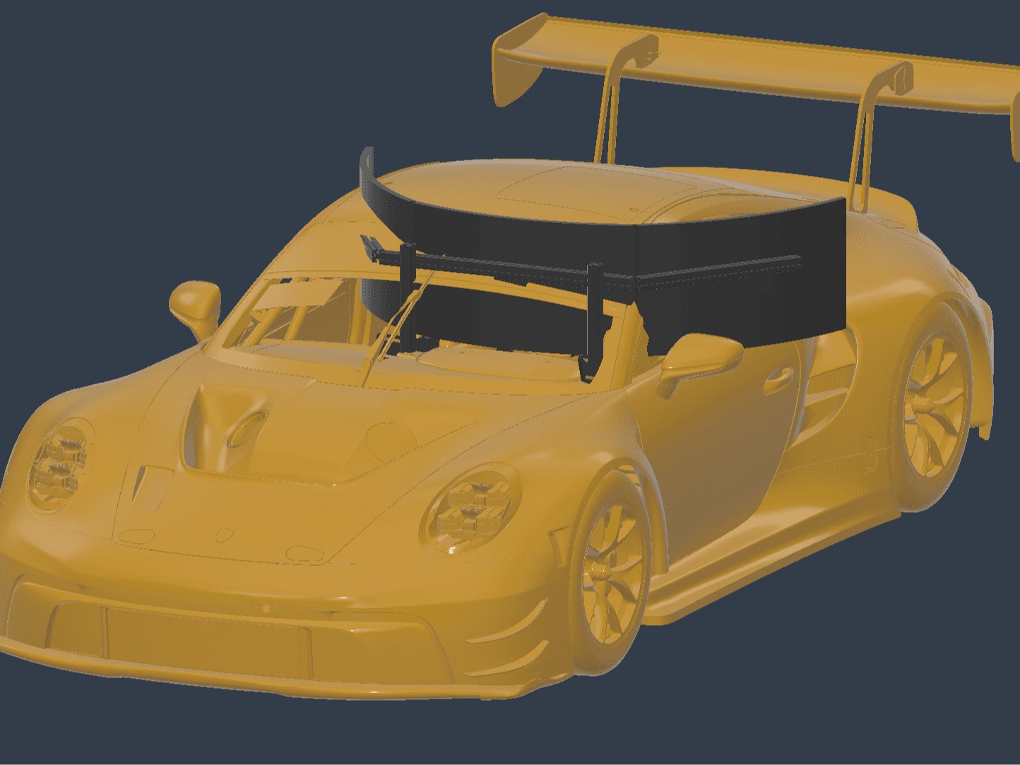 Simrig Sitzposition Porsche GT3R