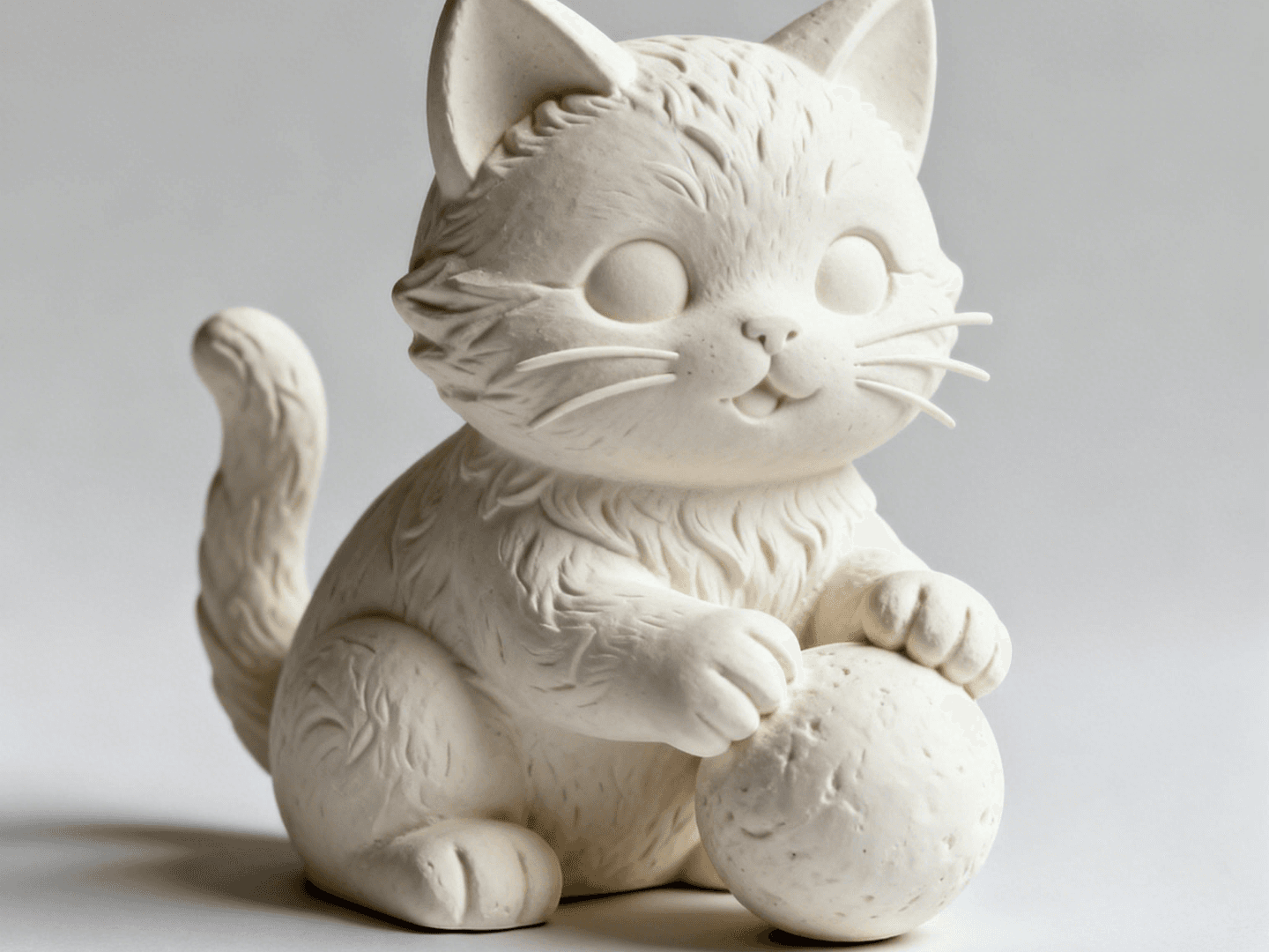 小猫雕像拾贰