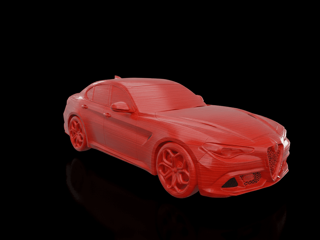 Alfa Romeo Giulia Quadrifoglio Modello Dettagliato