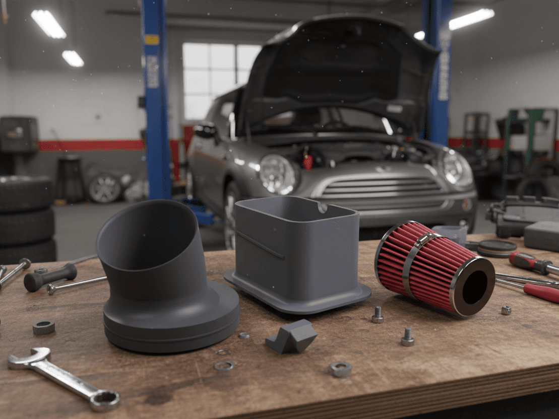 R53 JCW Air filter conversion