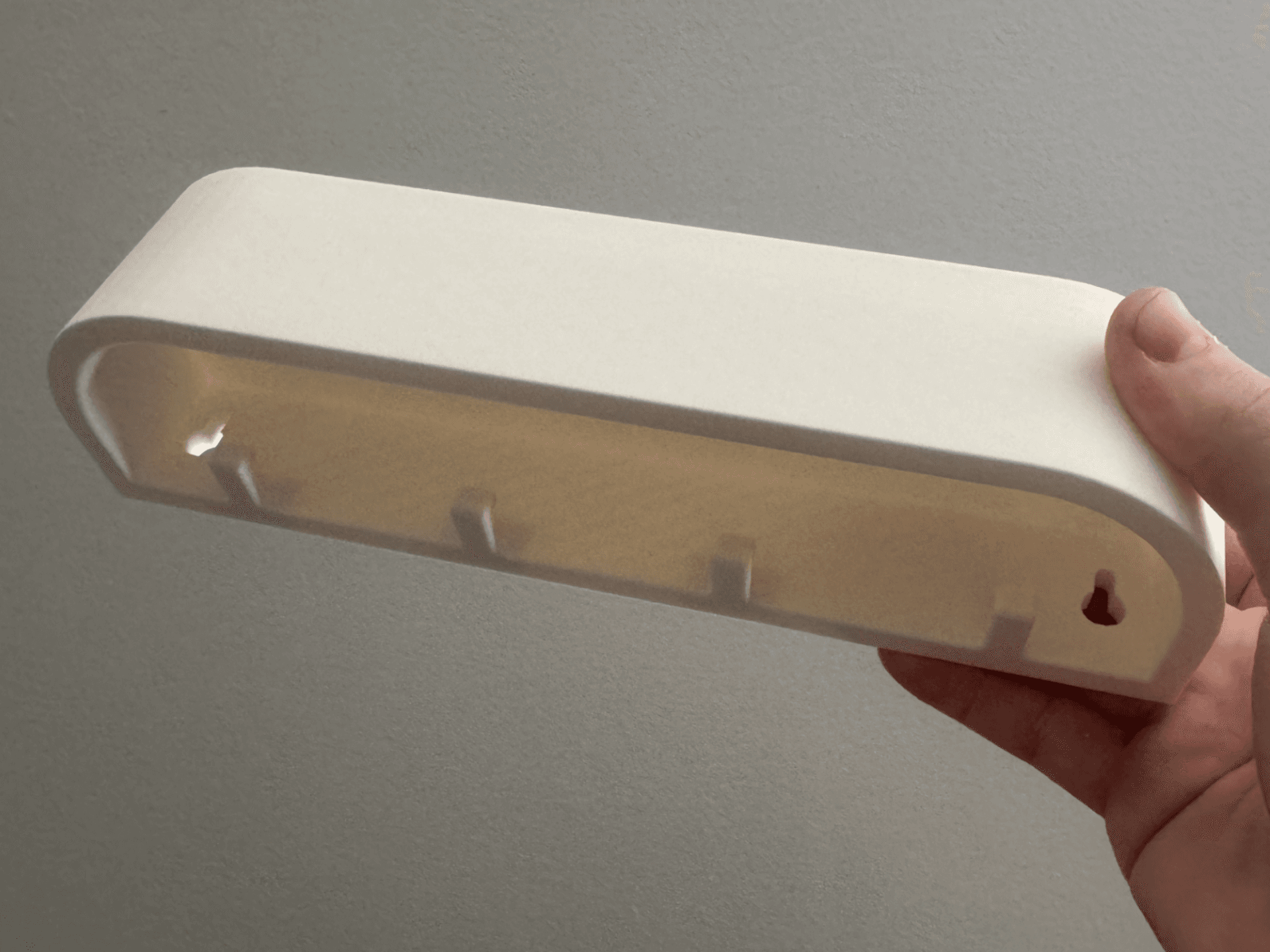 4 Key hook Hidden in Entryway Shelf