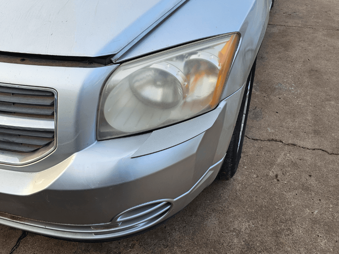 07-12 Dodge Caliber front bumper hole damage cover