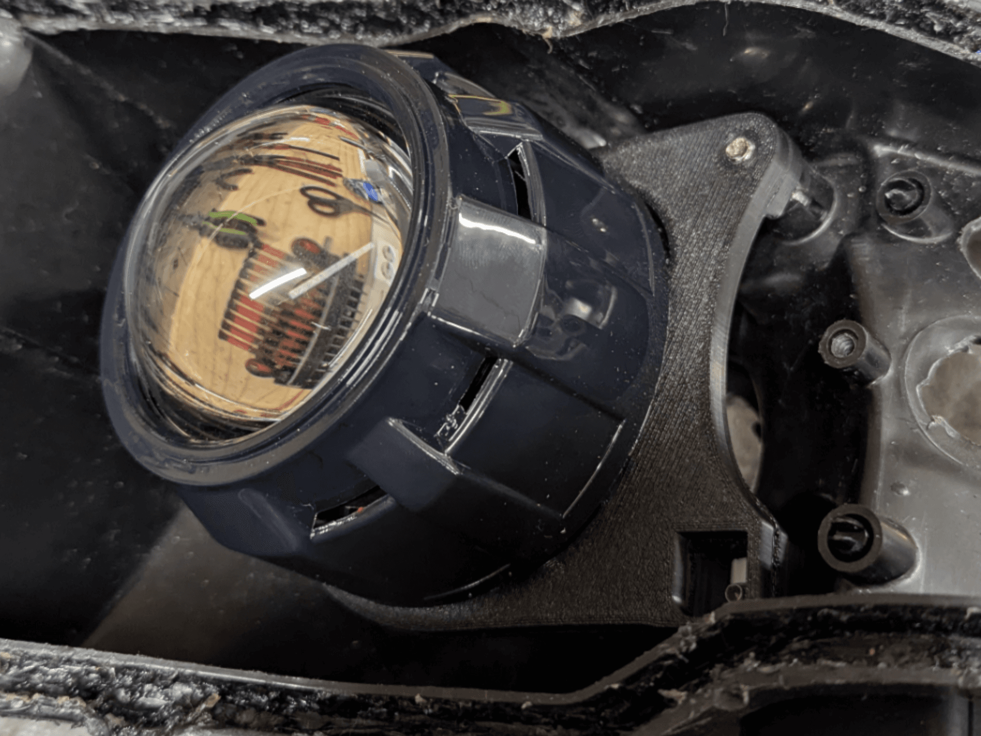 Nissan Skyline R33 Projector Conversion plate.