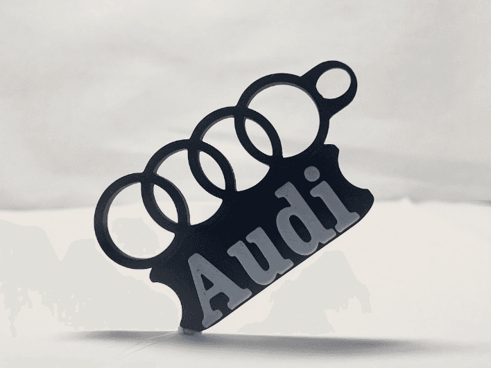 custom Audi keychain