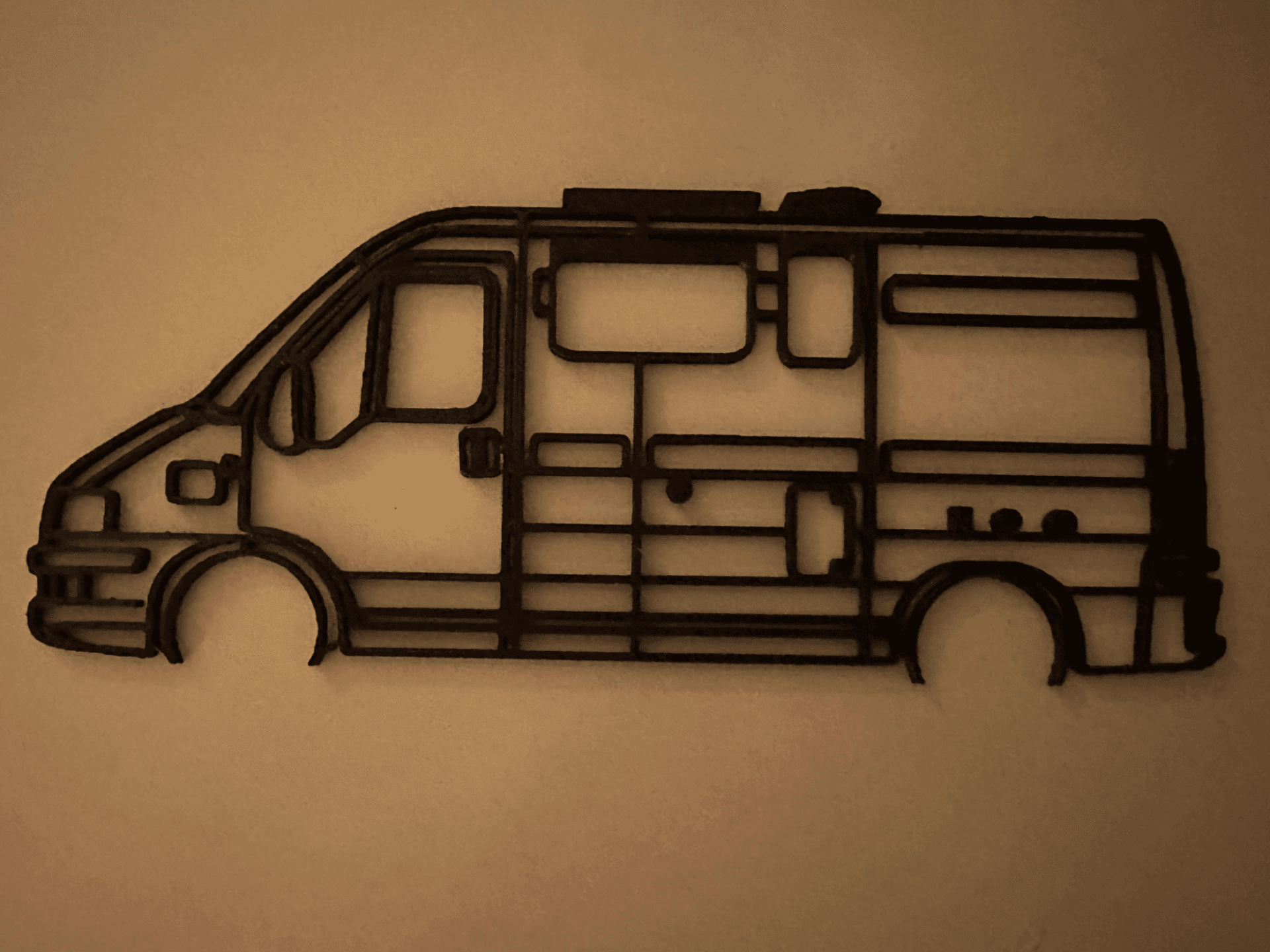 Fiat Ducato 244 Camper Silhouette