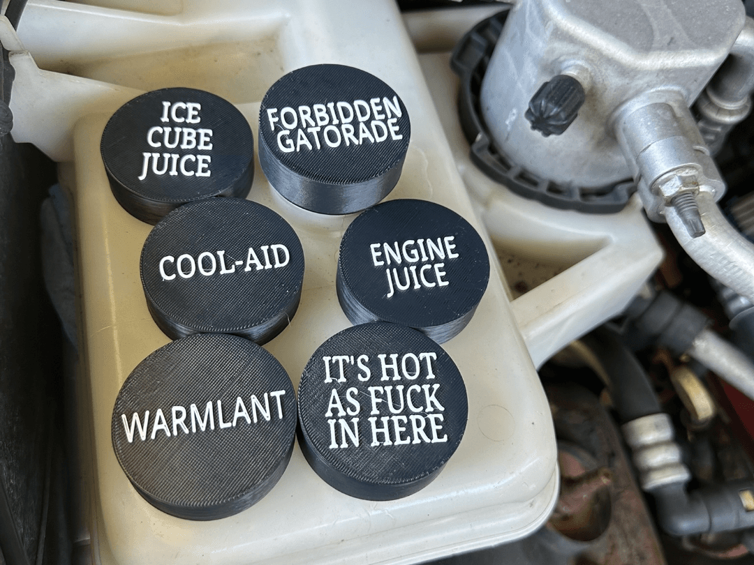 Coolant Overflow Tank Cap Cover