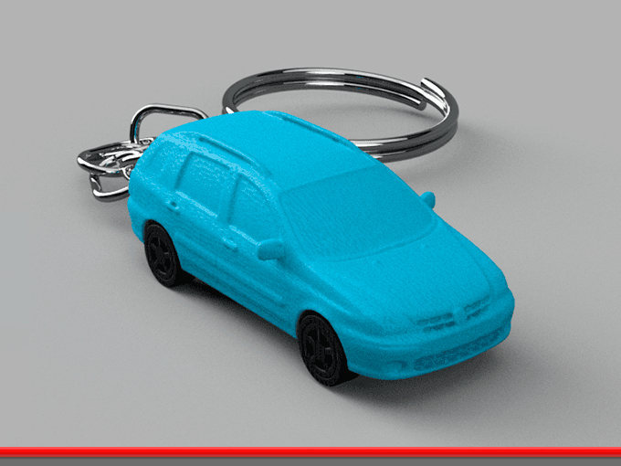 Fiat Palio Weekend Keychain