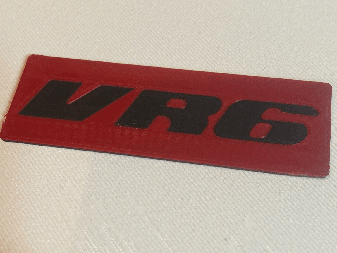 VR6 Emblem VR6 Logo Volkswagen