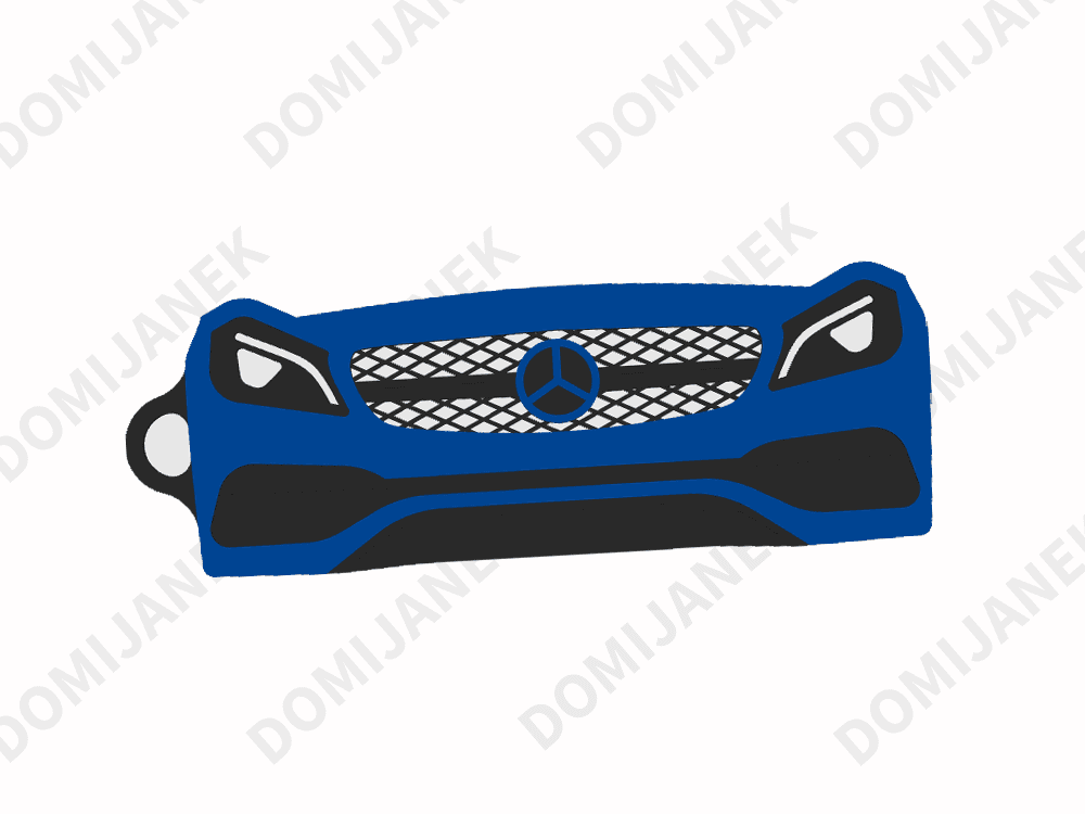 Mercedes A45 AMG Key Chain