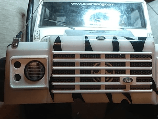 Landrover D90 front lights 