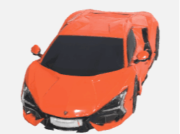 A Lamborghini Revolto Orange