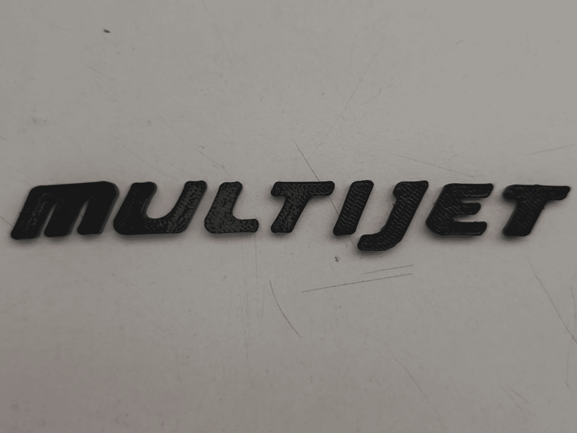 Fiat Multijet Trunk Emblem