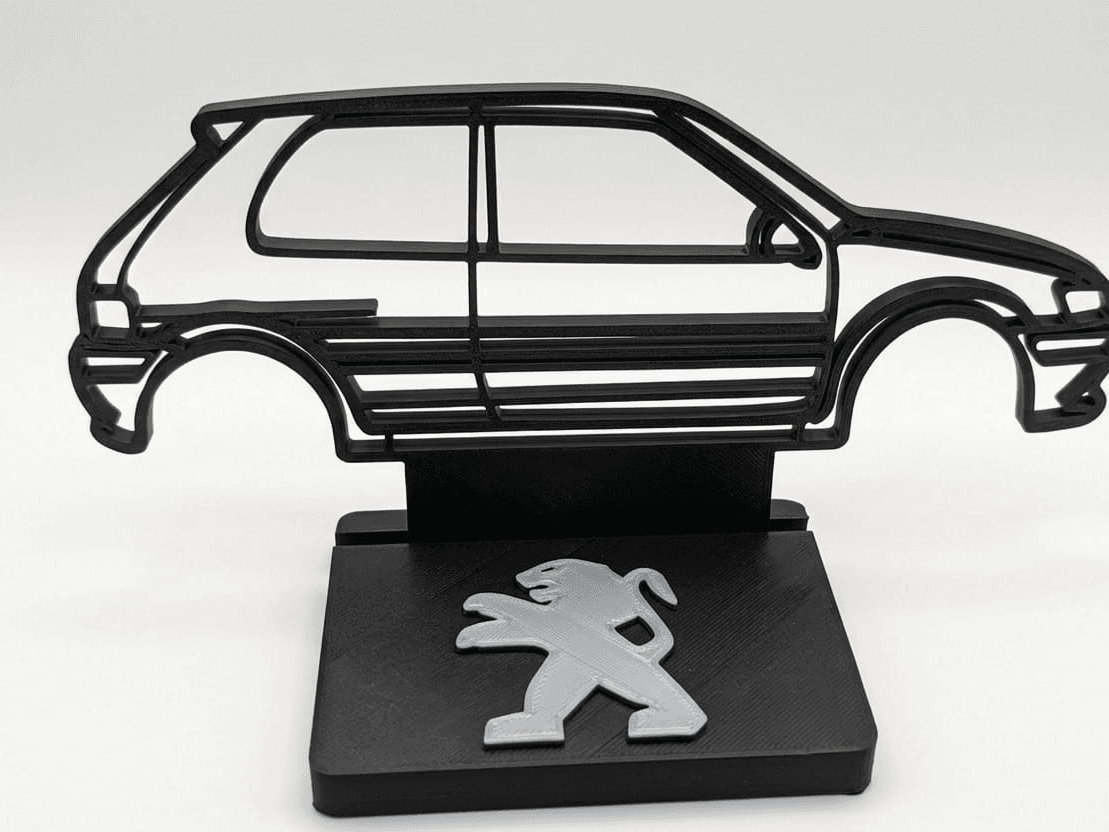 Silhoutte peugeot 106 