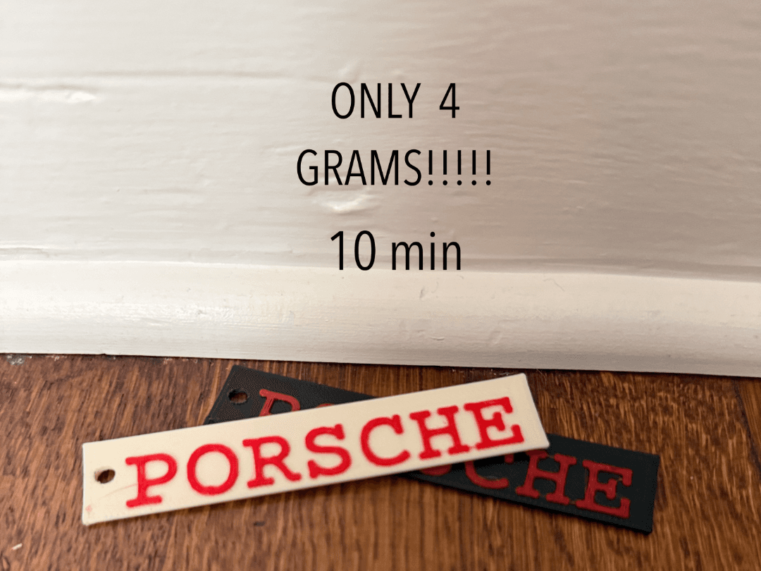 Porsche keychain