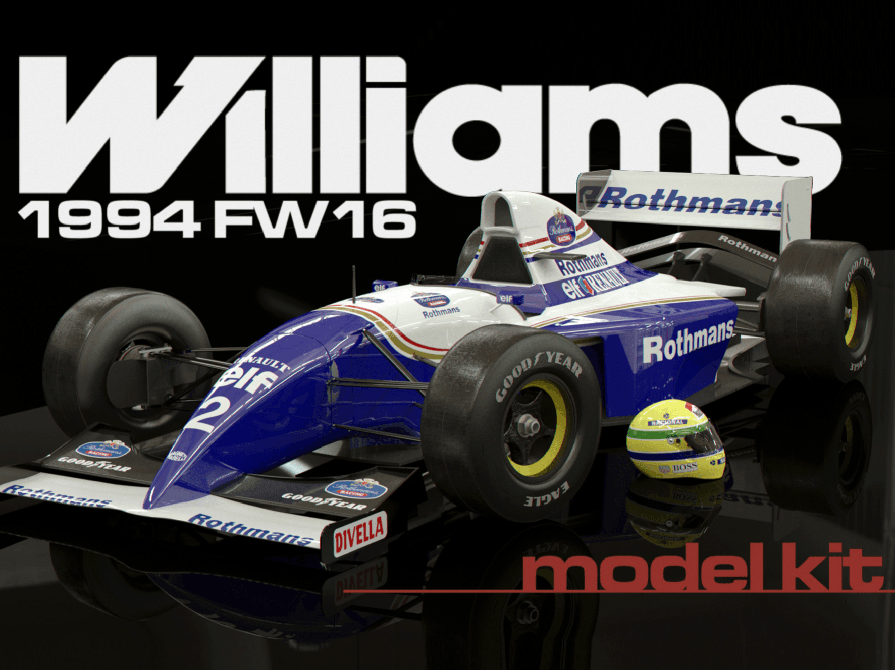 Ayrton Senna's Williams FW-16 Formula 1 / F1 car