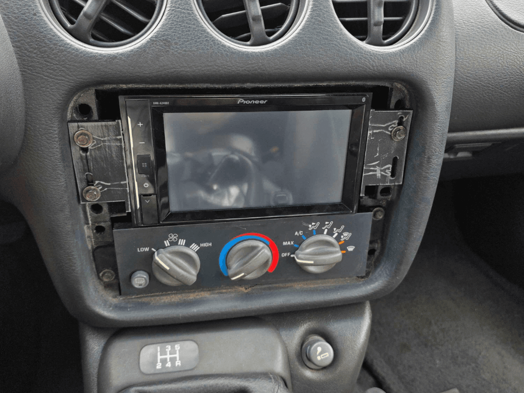 Brackets for 2 din stereo 4th gen Pontiac Firebird