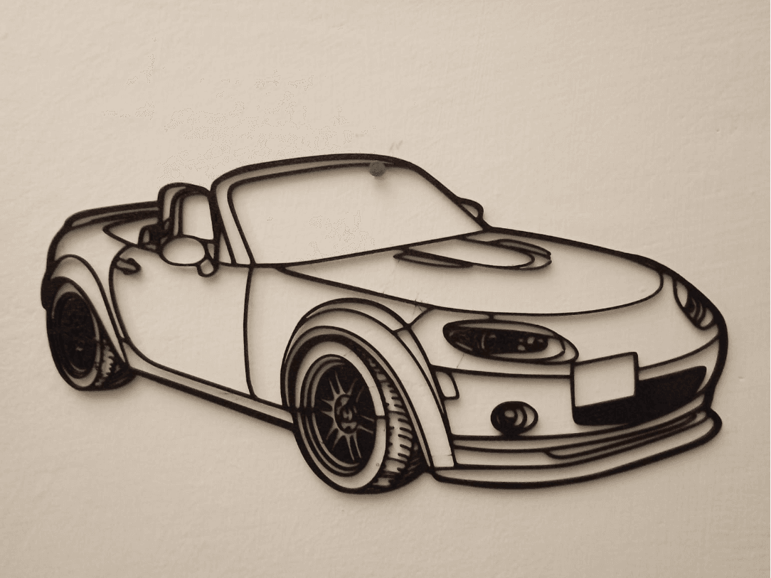 Mazda Miata NC MX5 wall art 