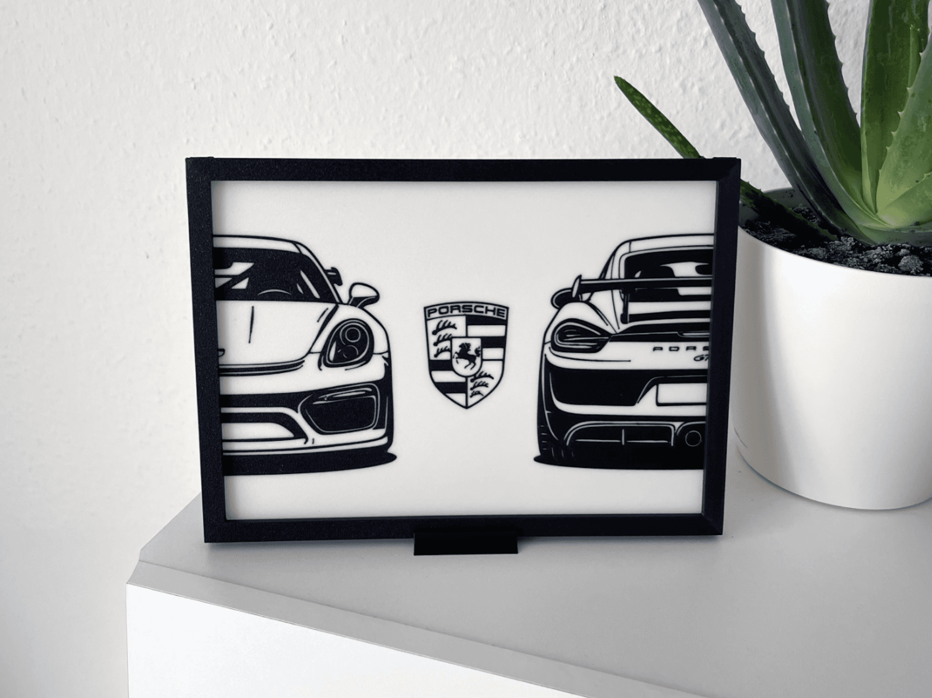 Porsche Cayman GT4 Picture Frame
