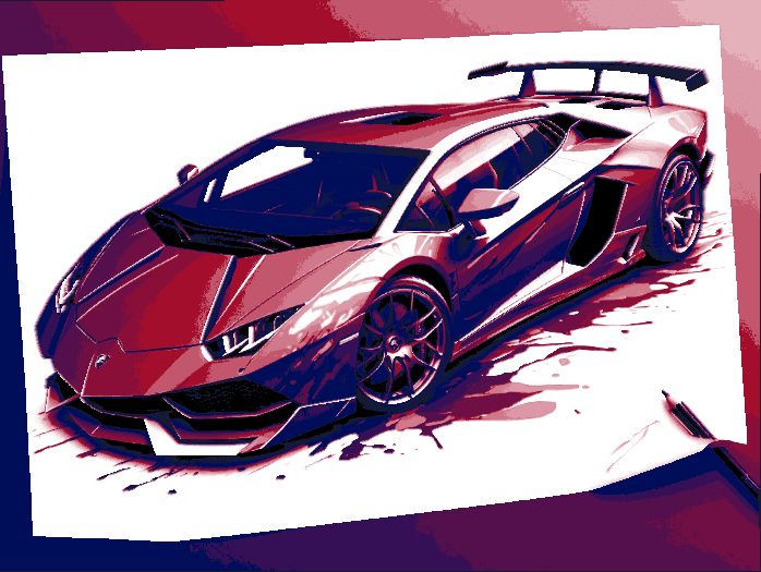 Hueforge Fan Art - Speed Series- Exotic Cars built for Speed and Looks - 2024 Lamborghini Revuelto 2