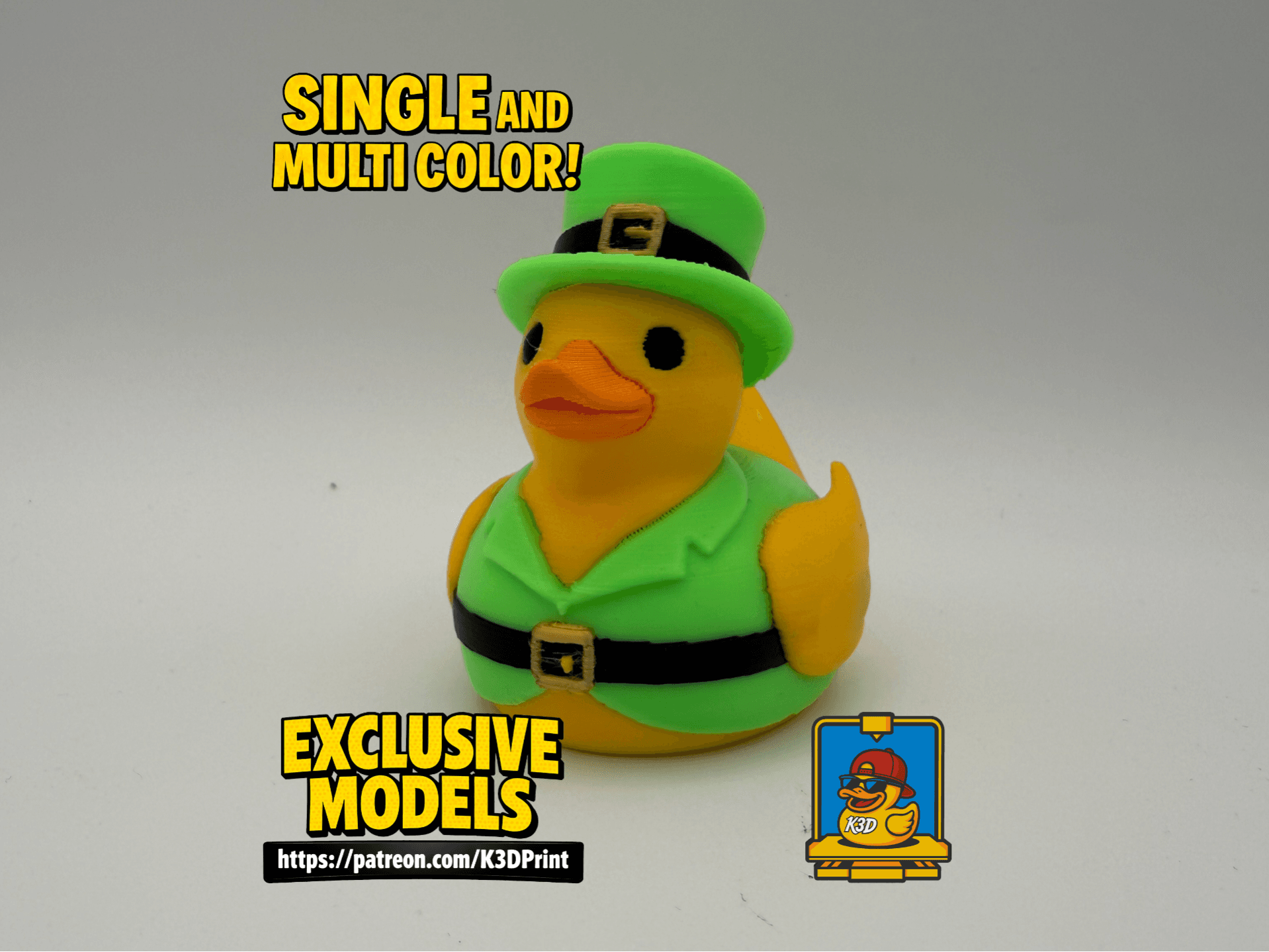 St. Patrick's Day Jeep Duck