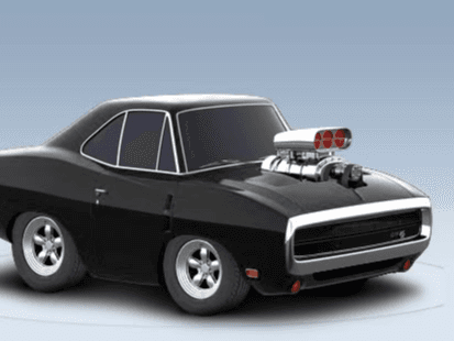 Chibi Muscle Car - Dom's '70 Dodge Charger R/T